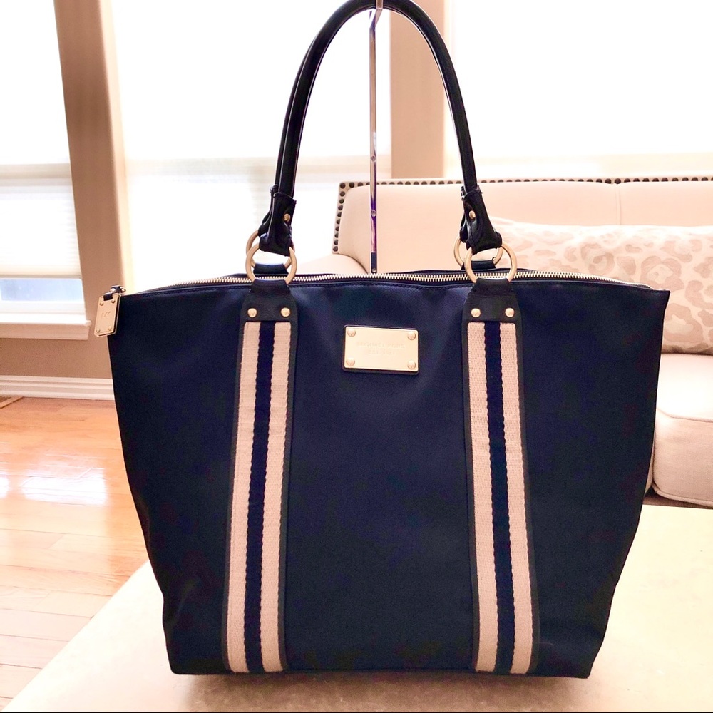 Michael Kors Leather & Nylon Large Tote